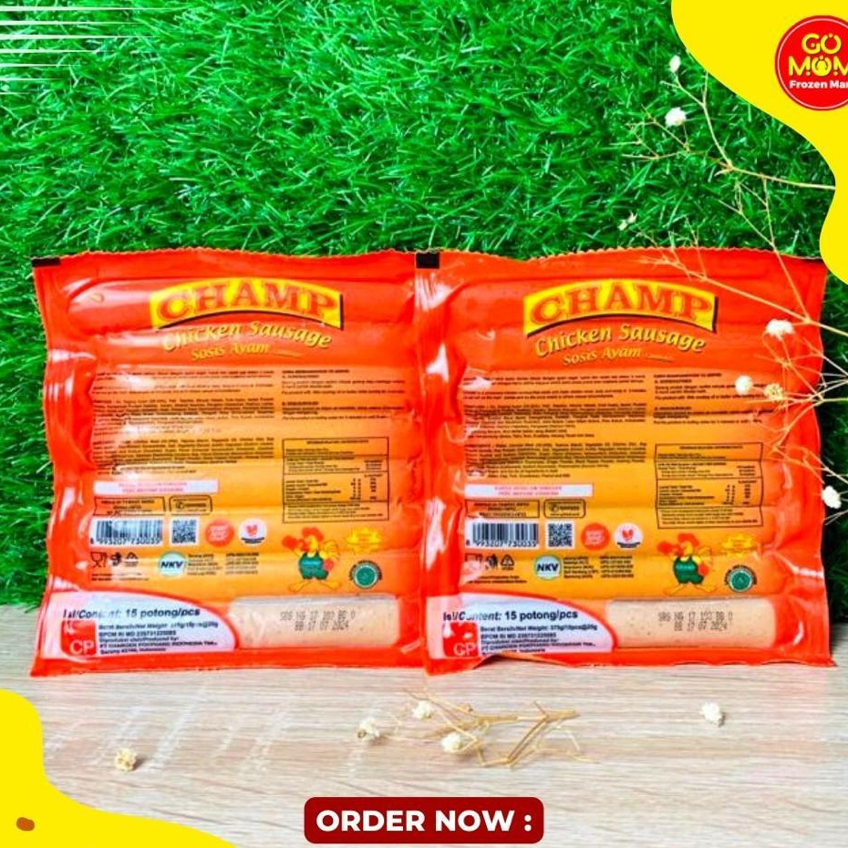 

CHAMP CHICKEN SAUSAGE 375GR