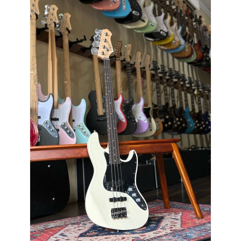 GITAR BASS ELEKTRIK HEX B100R IVORY COLOR ORIGINAL