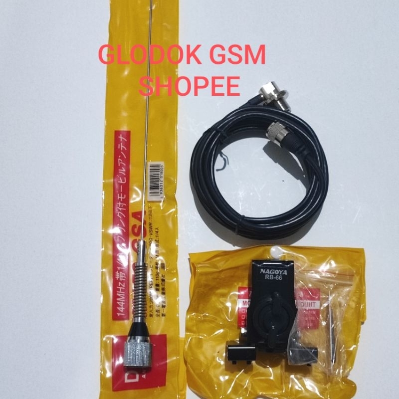 ANTENA MOBIL RADIO RIG VHF PAKET EKONOMIS PANJANG ANTENA 50CM