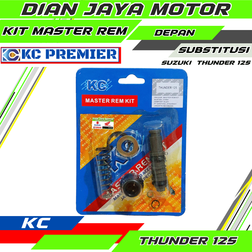 Kit Master Rem Thunder 125 KC Premier Sil Master rem Depan Suzuki Thunder 125