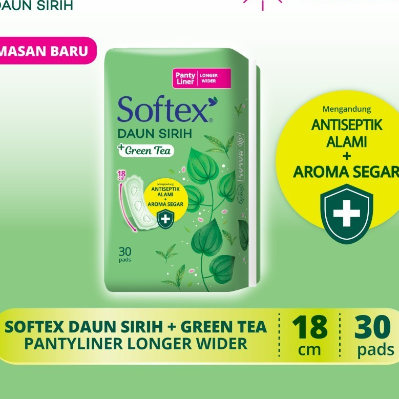 Softex Daun Sirih Green Tea Pliner Lw 30S
