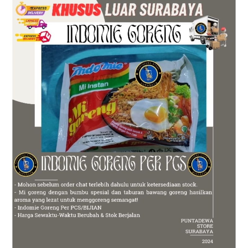 

Indomie Goreng | Mie Instan Indomie Goreng (5 pcs X 85gr)