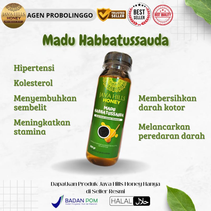 

Madu Habbatussauda Javahills Honey Membantu Menurunkan Kolesterol dan Hipertensi serta Melancarkan Peredaran Darah Memecah Batu Empedu 320 gram