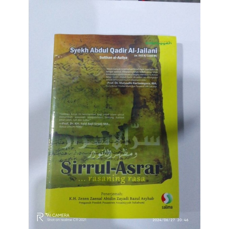 

Terjemahan Kitab SIRRUL-ASRAR