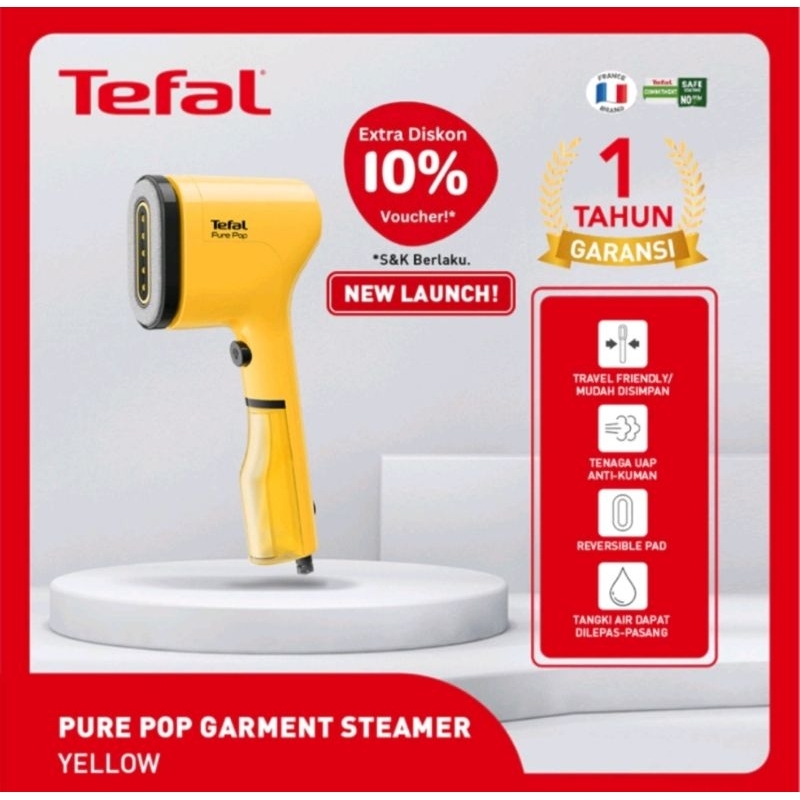 tefal pure pop garment steamer(setrika uap)