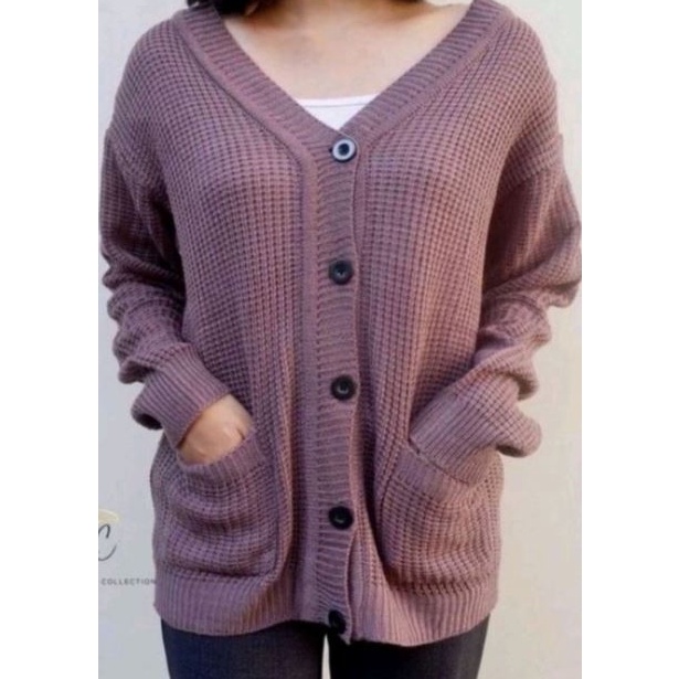 HEMAT Cardigan MERISA Rajut Kardigan MERISA CARDI Wanita Cardigan big size STRICKHAUS