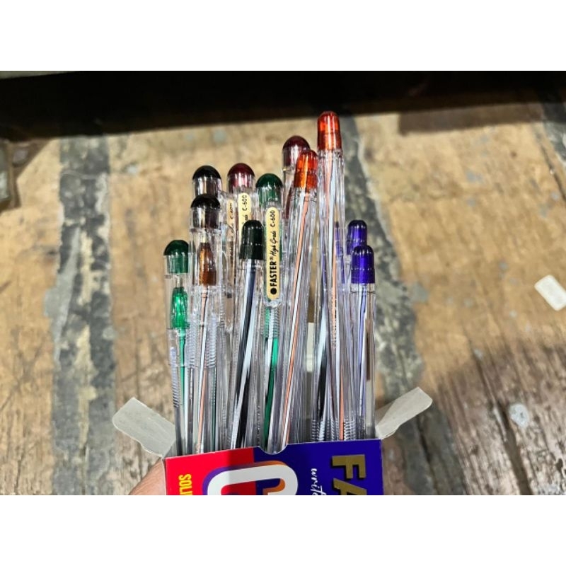 

PULPEN FASTER C600 HITAM ORI ( 1PACK isi 12 pcs)