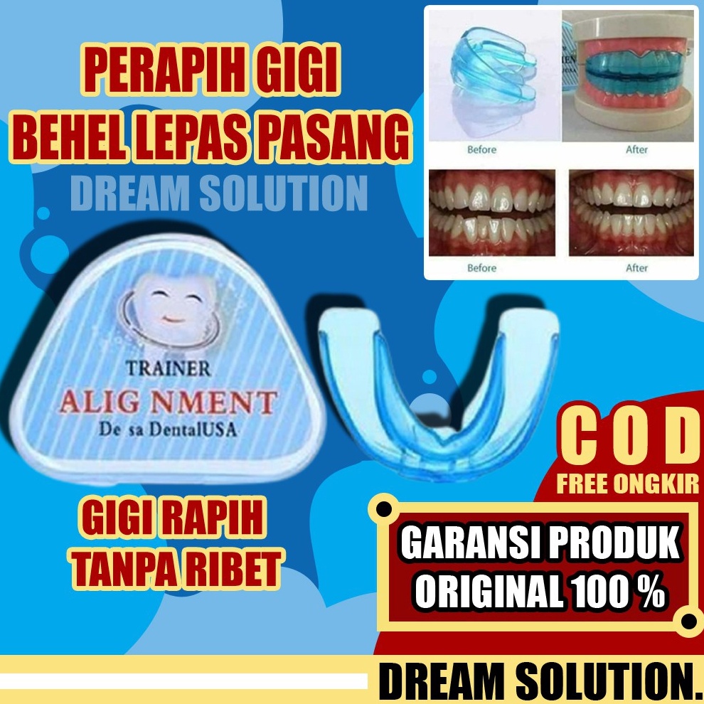 SERENTAK Teeth Trainer Perapih Gigi Behel Gigi Lepas Pasang Perapi Perata Gigi Original Ori Tonggos