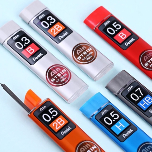 

Pentel Ain Stein Mechanical Pencil Lead Refill Drafting Isi Pensil Cetekan Mekanik Pentel Graph m Z6K3