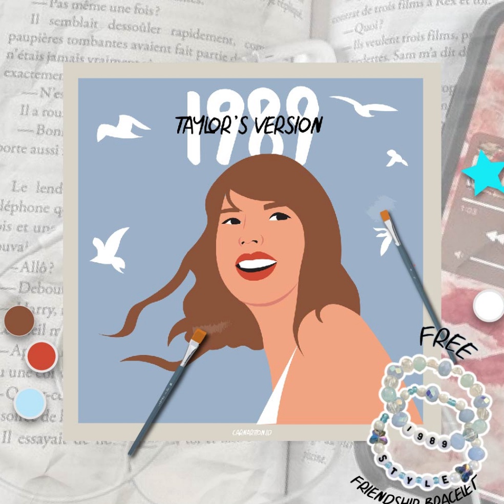 

1989 Taylors Version Taylor Swift PAINT BY NUMBER KIT l B4P7