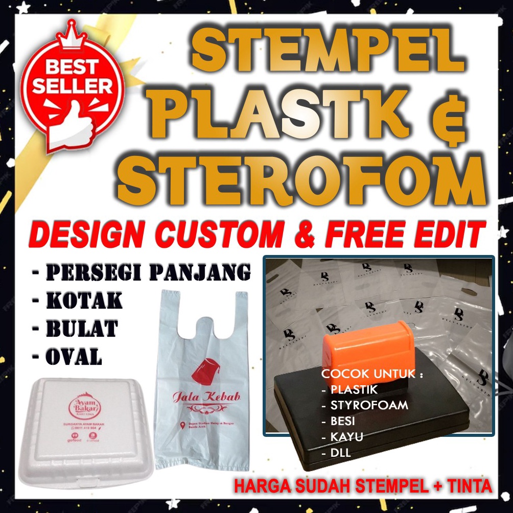

Stempel Plastik Sterofoam Cup Free Tinta x P6W2