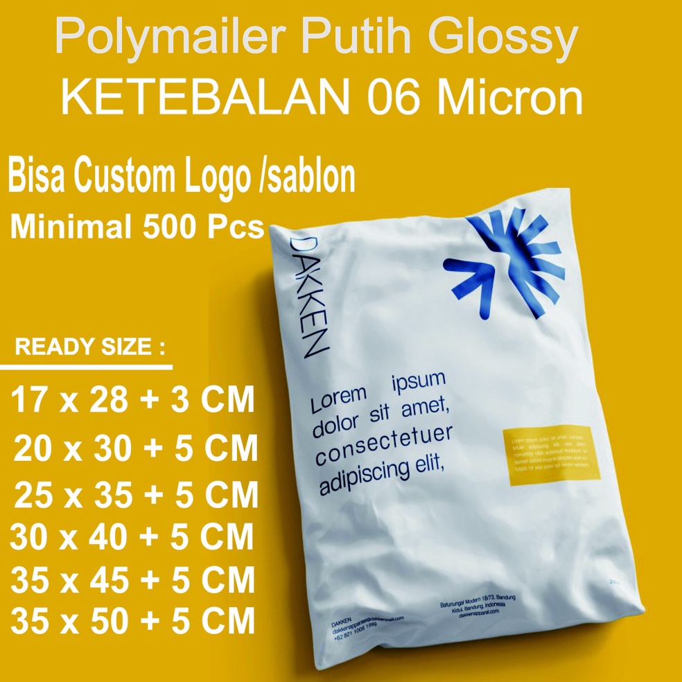 

Plastik Polymailer Packing Olshop 2 X 3 5 Isi 1 6 Micron j X4I8