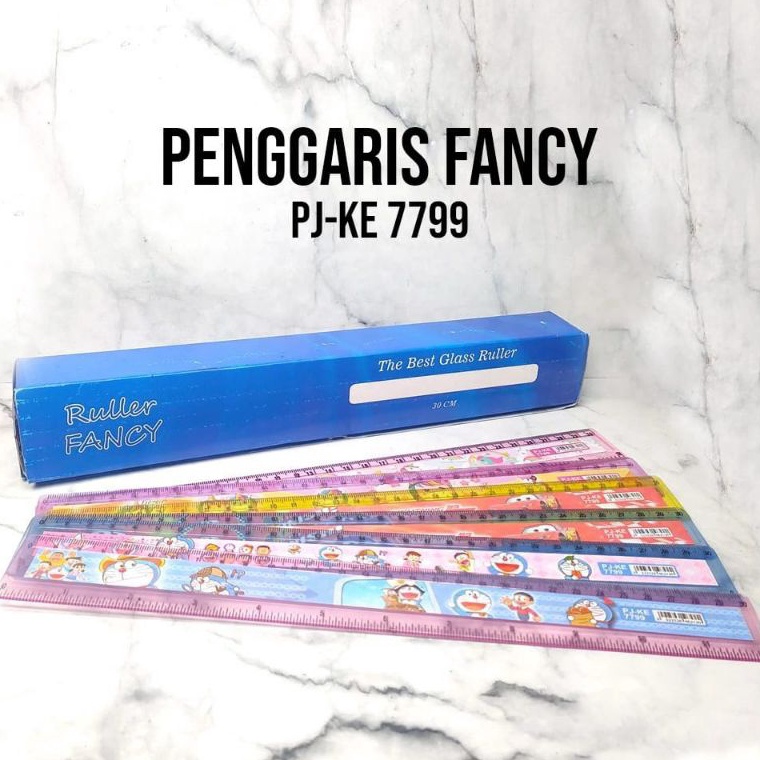 

RULLER FANCY 3 CM ISI 24 PCS PENGGARIS MURAH l Q7M7