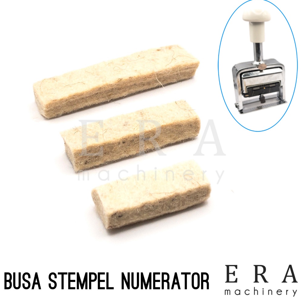 

Busa Bantalan Tinta Stempel Numerator Ink Stamp Pad Spon Tempat Automatic Numbering Otomatis o Z5J8