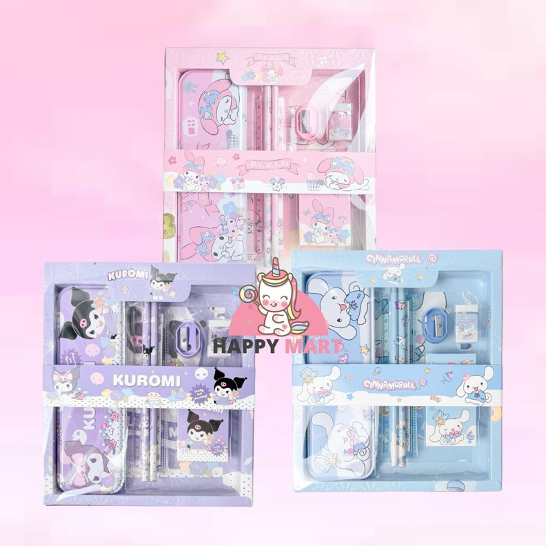 

Kotak pensil motif sanrio 6 collors kuromi melody cinnamoroll h Z3O8