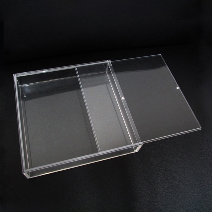 

Acrylic Akrilik 2mm Bening Box Sliding 3cm x 3cm x 6cm n D8G2