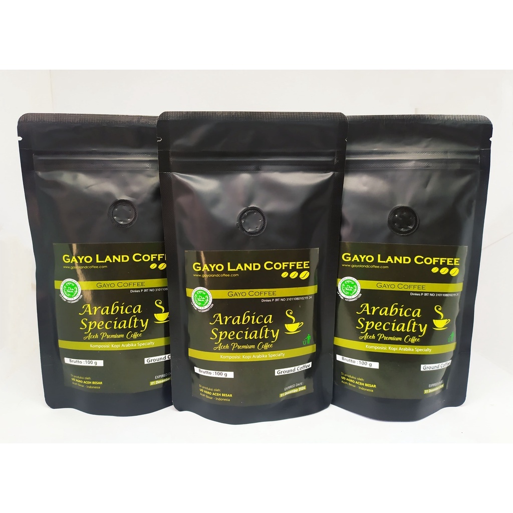 

Gayo Land Coffee Aceh Arabica Specialty ( Kopi Bubuk ) 250 Gram