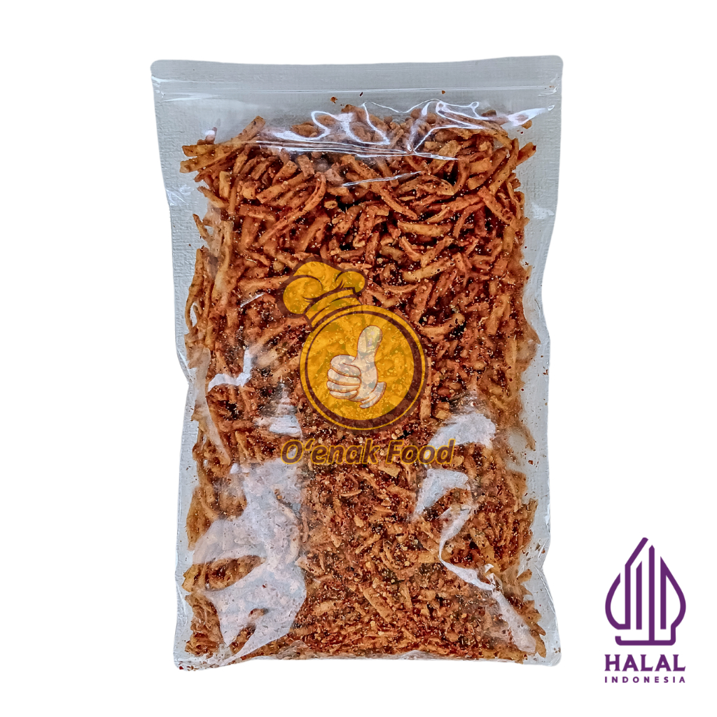 

Sistik Pedas Daun Jeruk 500 Gram O'enak Food Makanan Pedas