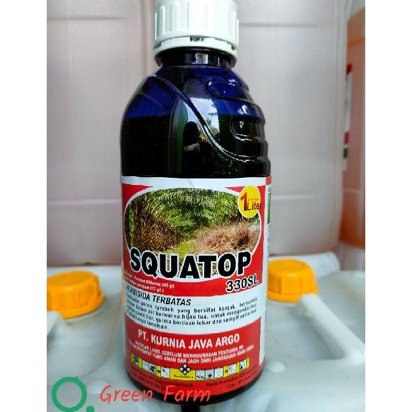 Squatop 33SL 1Liter Herbisida Paraquat 33SL Herbisida Kontak Obat Rumput Langsung Kering KODE K5H1