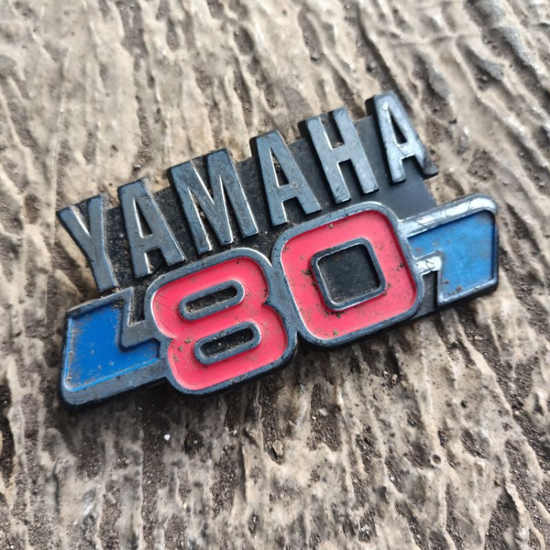 emblem sayap yamaha v80 tahun 1979 original second