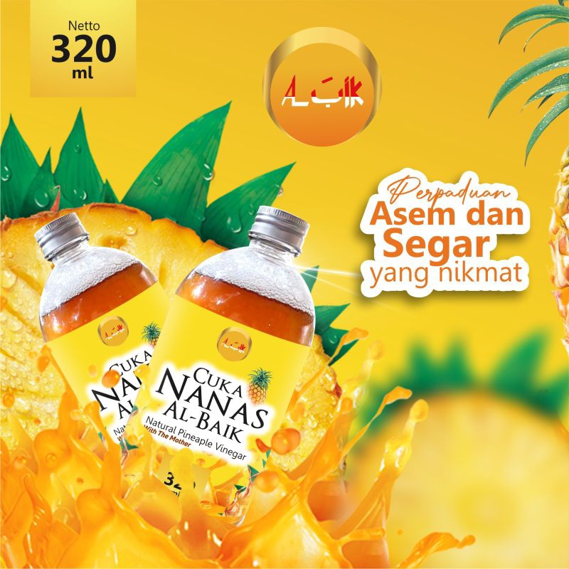 

Cuka Nanas with the mother 320ml Albaik