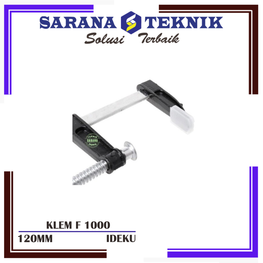PENJEPIT PAPAN KAYU / KLEM CATOK F 100 CM IDEKU (120X1000)