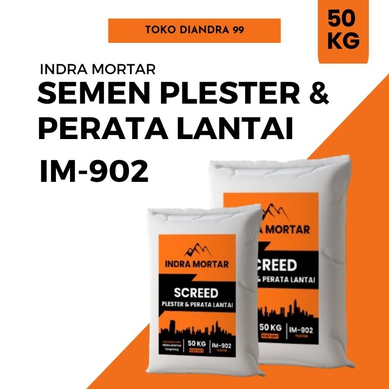 Semen Instant Mortar | Semen Plester & Plester Lantai Berkualitas | Indra Mortar IM-902