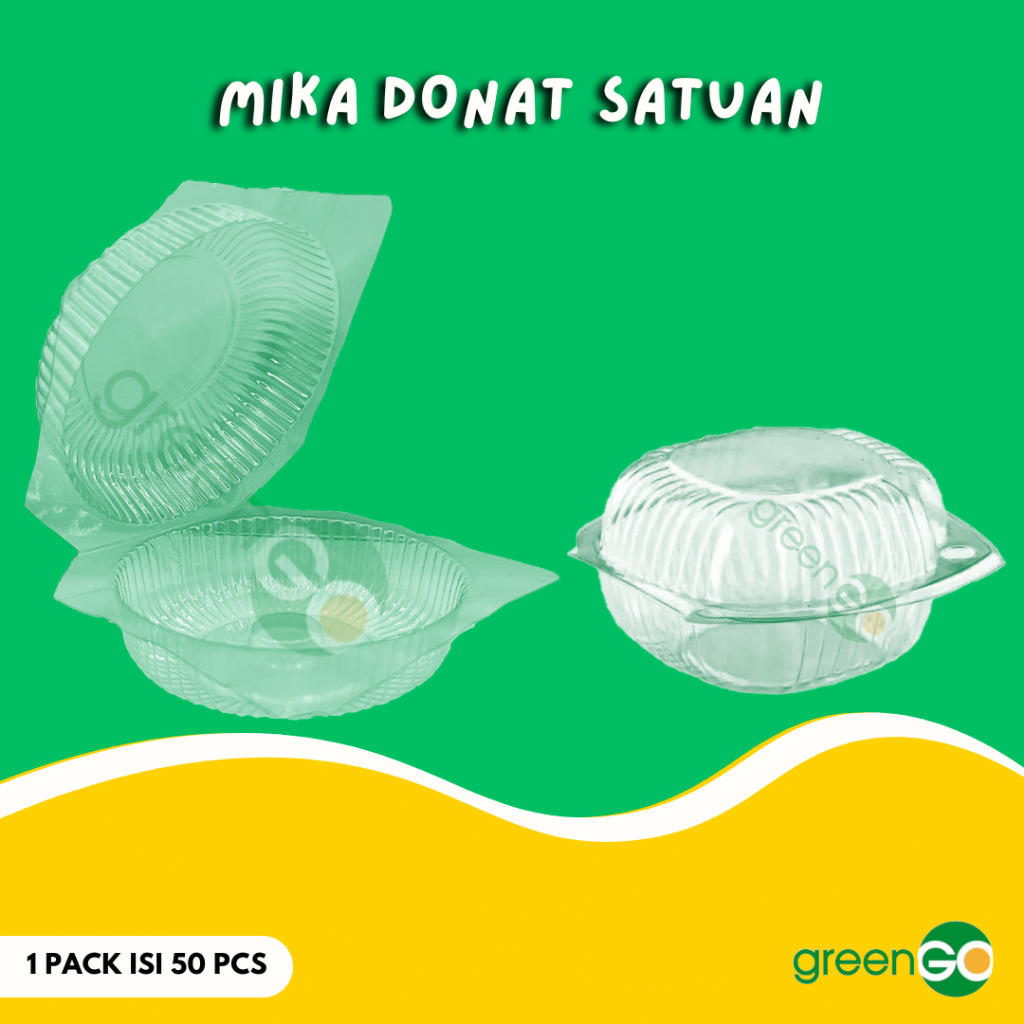 MIKA DONAT SATUAN ISI 50PCS MIKA DONAT BESAR MIKA BENING KUE DONAT MIKA DONAT IS 1 BIJI