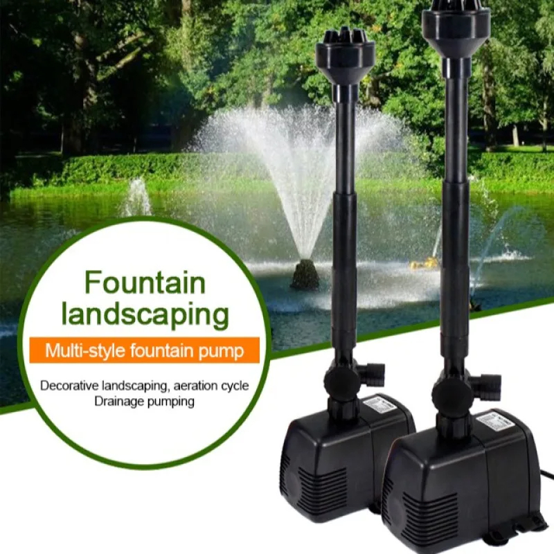 Pompa Air Mancur Kolam Koi Kabel 7 Meter Air Terjun Kolam Ikan Koi Mesin Pompa Air Mancur
