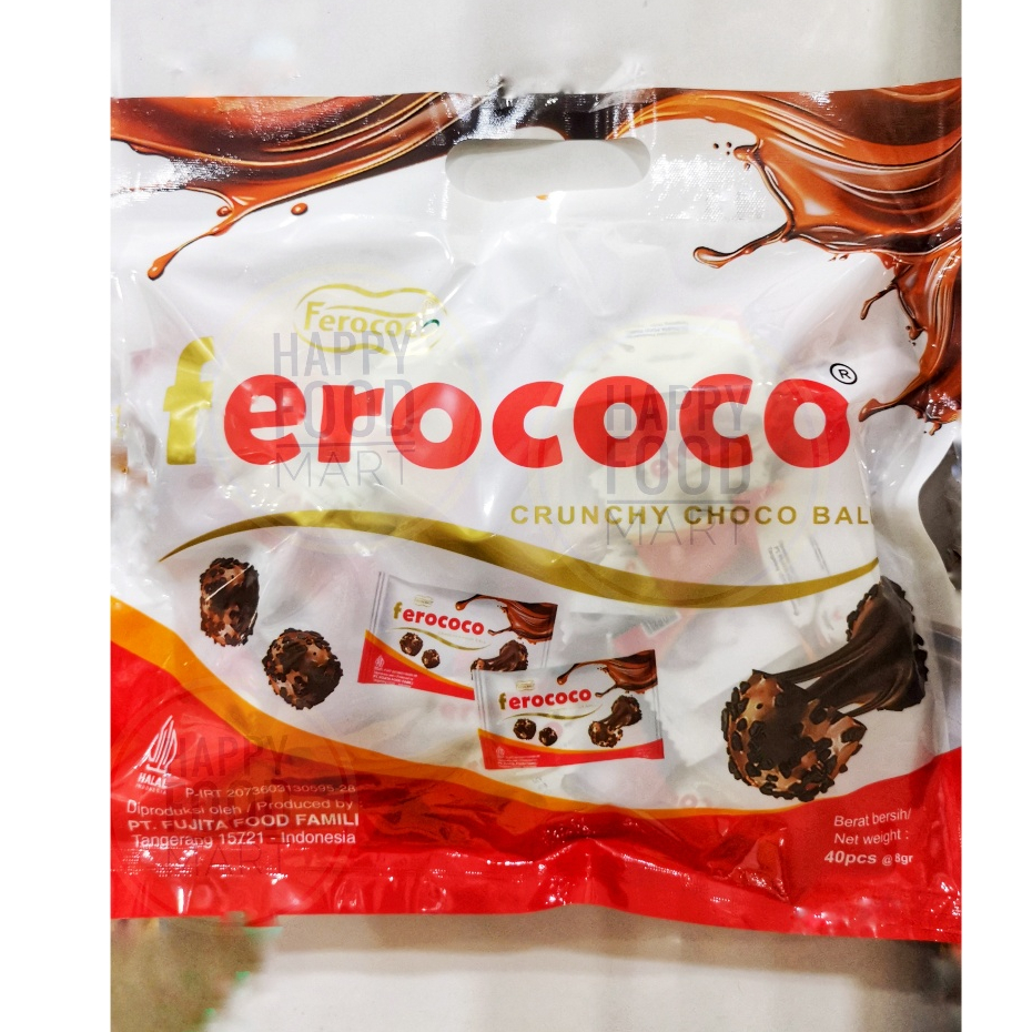 

[HALAL] FEROCOCO 320 GRAM/CRUNCHY CHOCO BALL/COKLAT BALUT OREO/COKELAT SALUT/SNACK ROKA/ROKARI