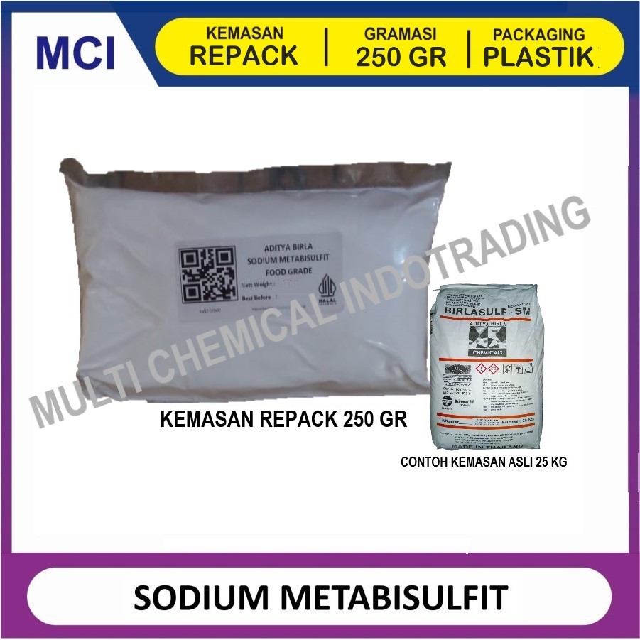 

SODIUM METABISULFIT / SODIUM METABISULPHITE / NATRIUM || 250gr