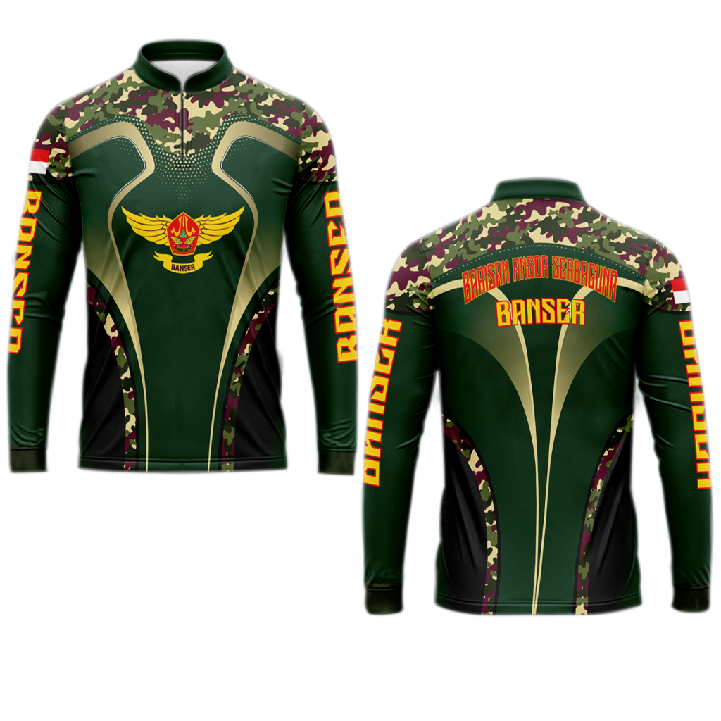 kaos atasan pria baju Banser Fullprinting 3D terbaru dan termurah art 2