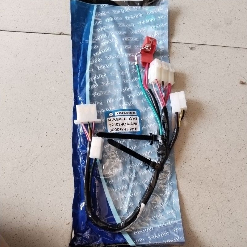 kabel aki tokaido scoopy fi 2014/kabel body bagian accu aki scoopy fi 2014