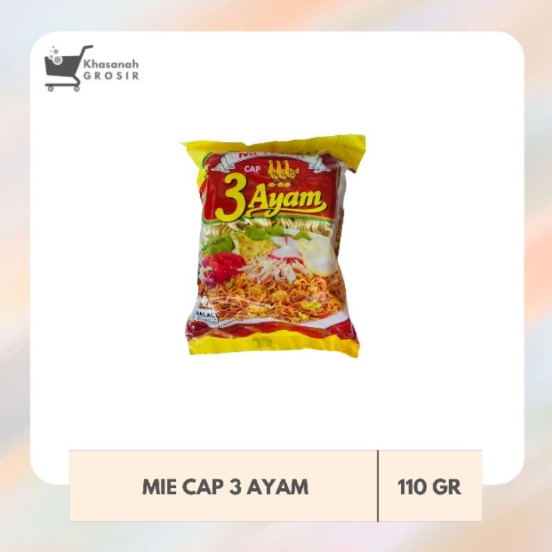 

[KG] Mi Telur Cap 3 Ayam 110 gr