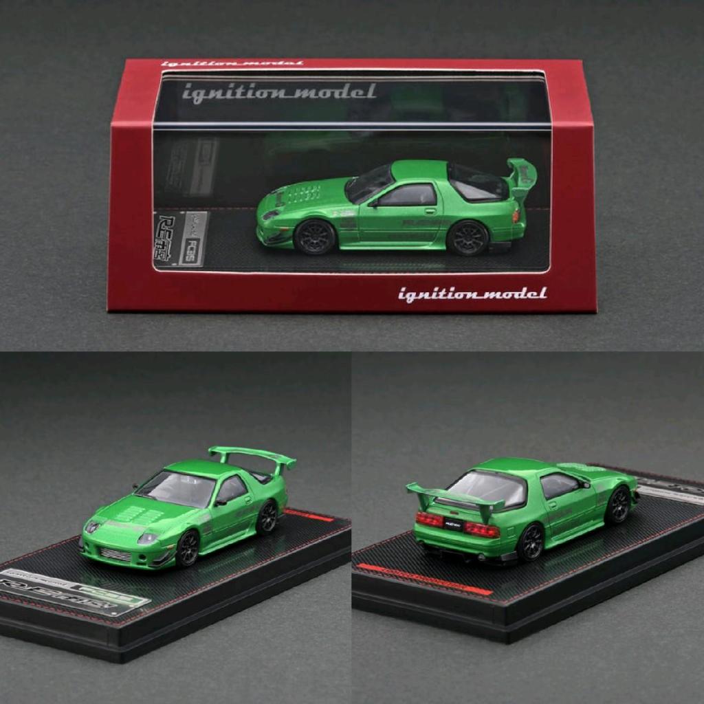 2496 - IGNITION MODEL MAZDA RX-7 (FC3S) RE AMEMIYA GREEN METALLIC -
