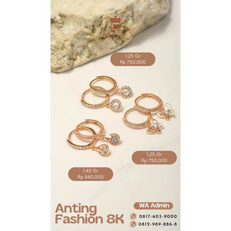 

Anting jepit 8k/375