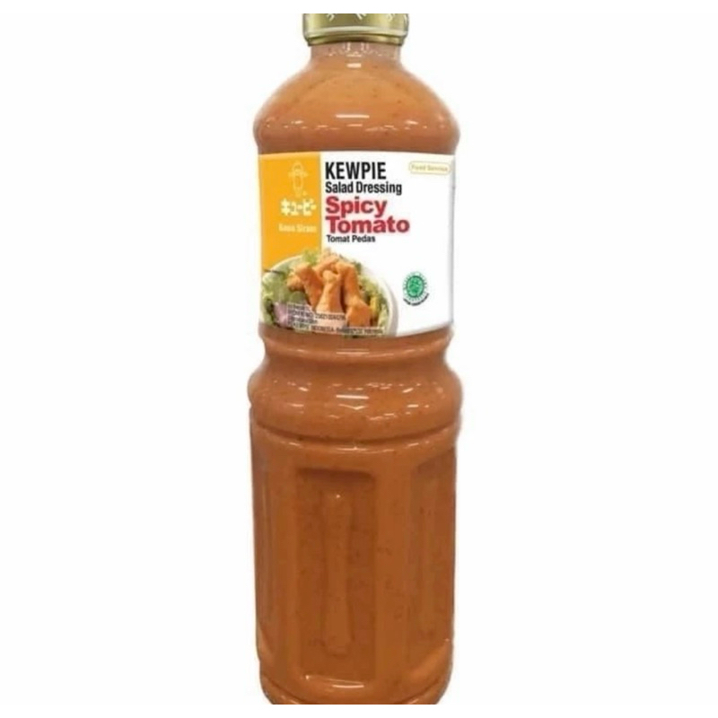 

Kewpie spicy tomato 1 Liter Salad Dressing Saus Siram 1 L