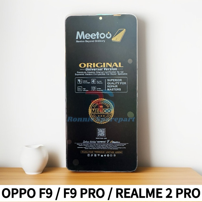 LCD TOUCHSCREEN OPPO F9 / OPPO F9 PRO / REALME 2 PRO - MEETOO ORI COMPLETE