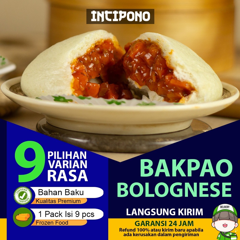 

Incipono Bakpao Bolognese Rasa Lembut Isi 9 Frozen Food Premium Hotel