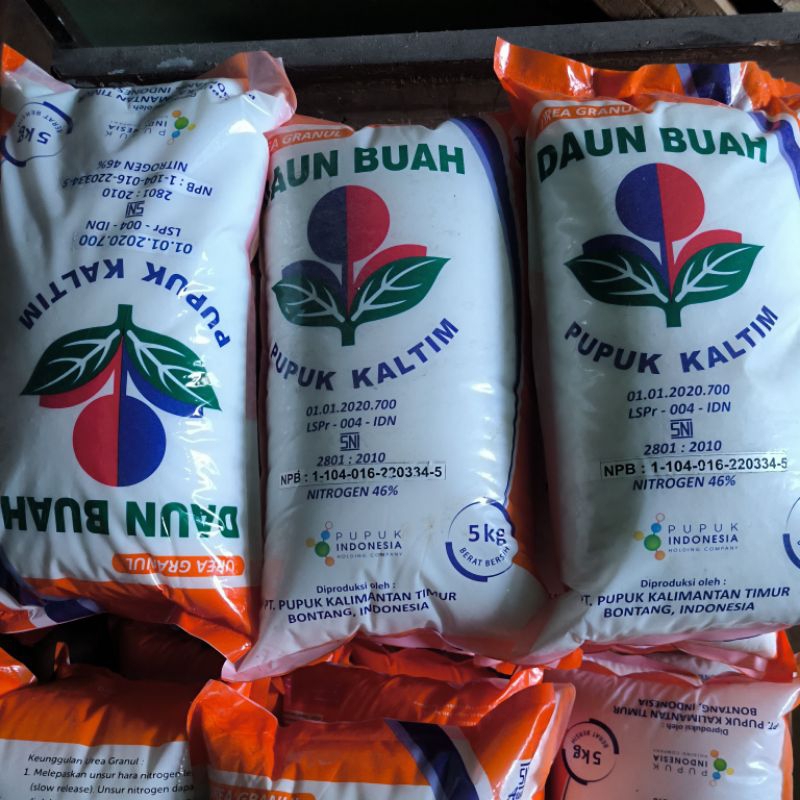 Pupuk Urea Kaltim Granul 5 kg pupuk nonsubsidi urea granul