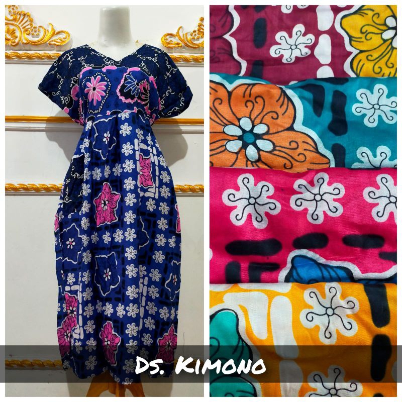 Daster Kimono || Daster Kekinian || Daster Rayon || Motif Random