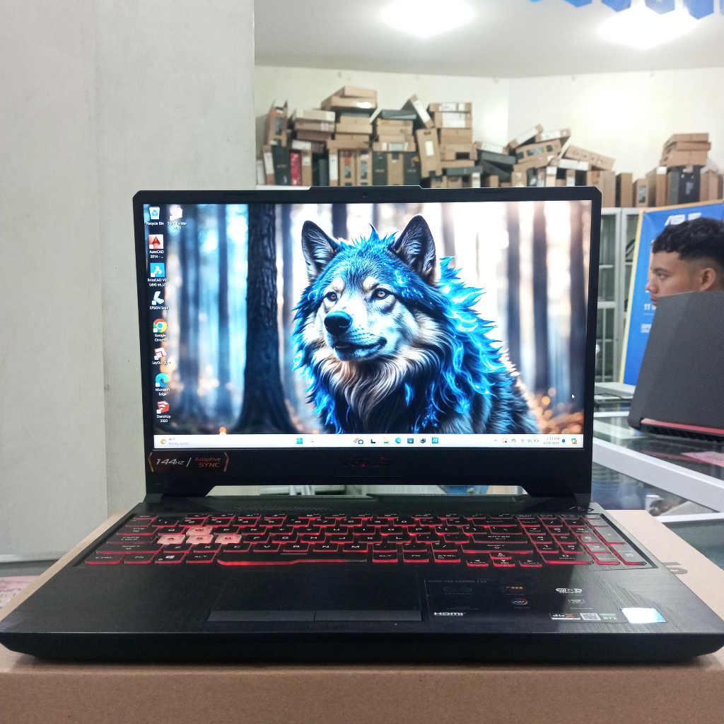 LAPTOP SECOND ASUS TUF GAMING F15 FX506HC I5 GEN 11 RAM 16GB SSD 512GB (MULUS LIKE NEW)