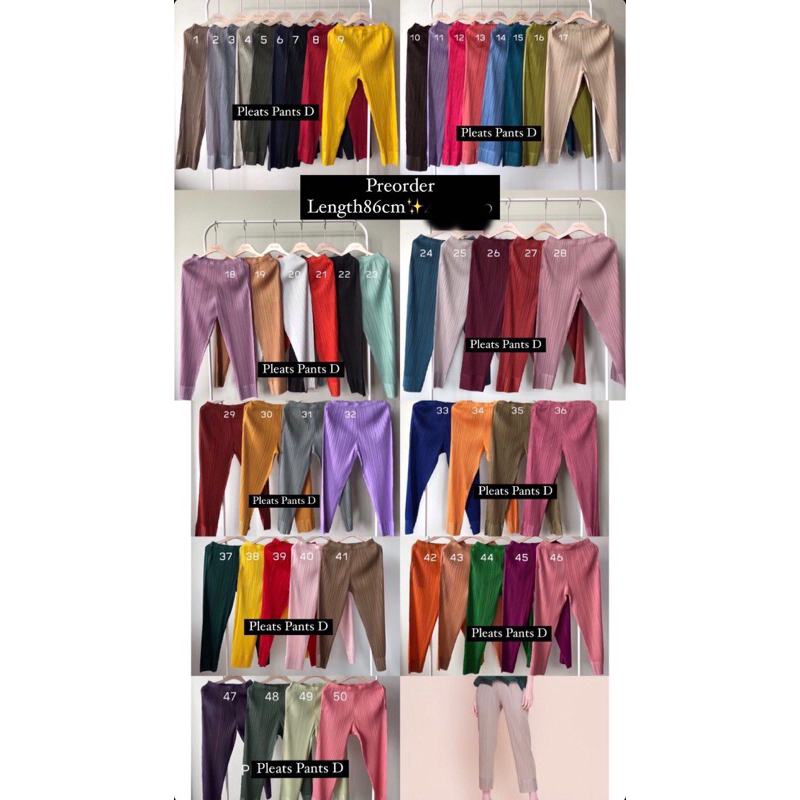 ((PRE ORDER)) Pleats Pants D Premium // Pleats Premium