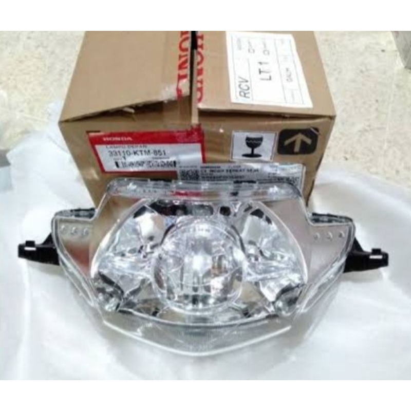 33110 KTM 851 REFLEKTOR LAMPU DEPAN SUPRA X125 LAMA ORIGINAL AHM