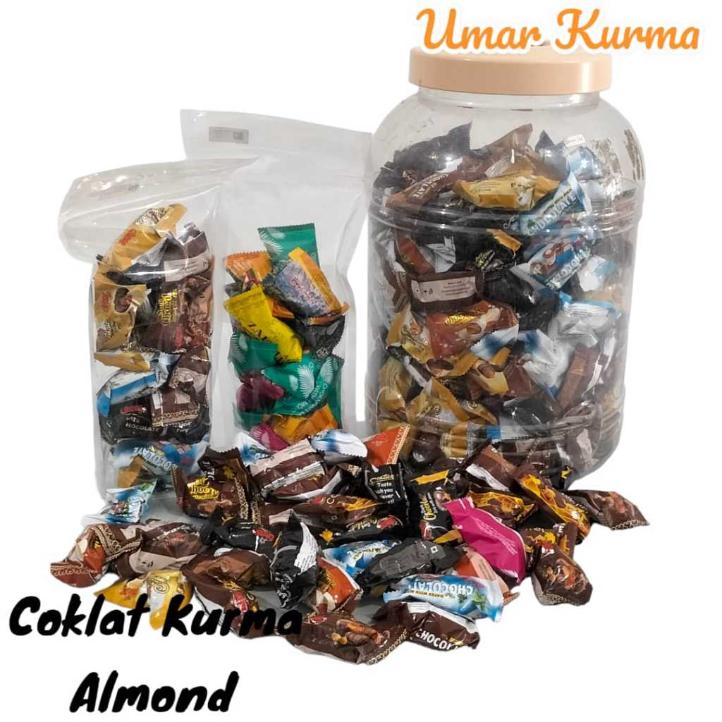 

COKLAT KURMA ALMOND BERAT 1KG