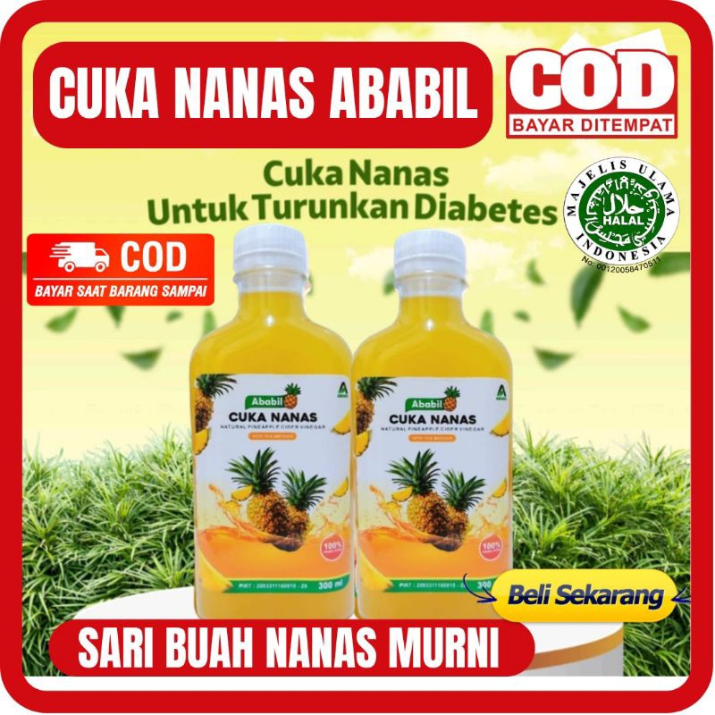 

[BISA COD] CUKA NANAS ABABIL 300 ML - CUKA NANAS MURNI CUKA NANAS ASLI 100% OBAT DIABETES PALING AMPUH CUKA NANAS WITH MOTHER