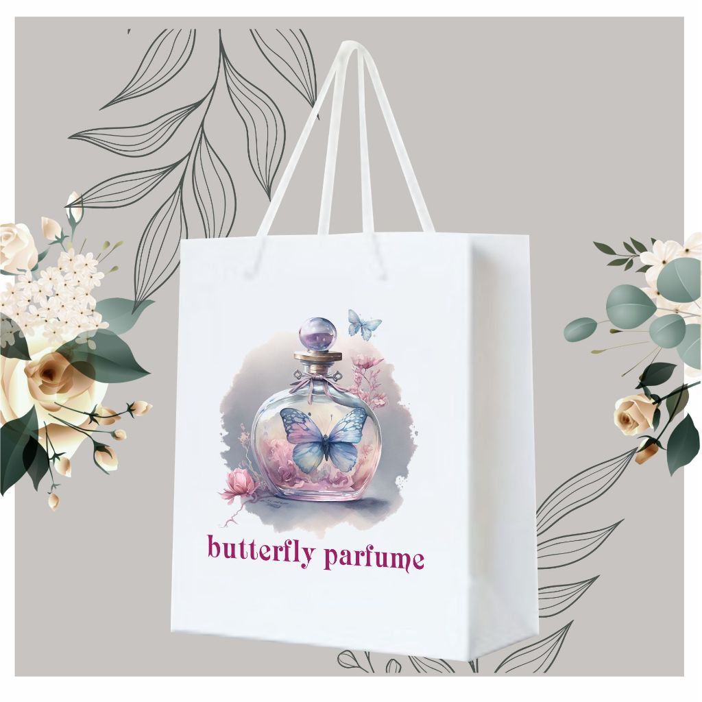 

paperbag parfume custom murah 8*4*11 30ml 2 botol