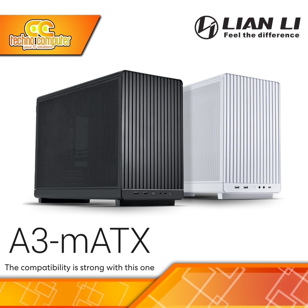 CASING LIAN LI A3-mATX - mATX Case Steel Mesh