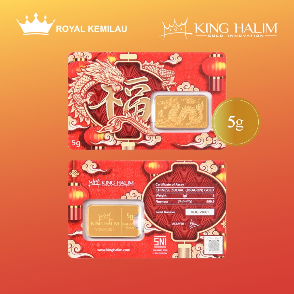 King Halim Dragon Gold 5 Gram
