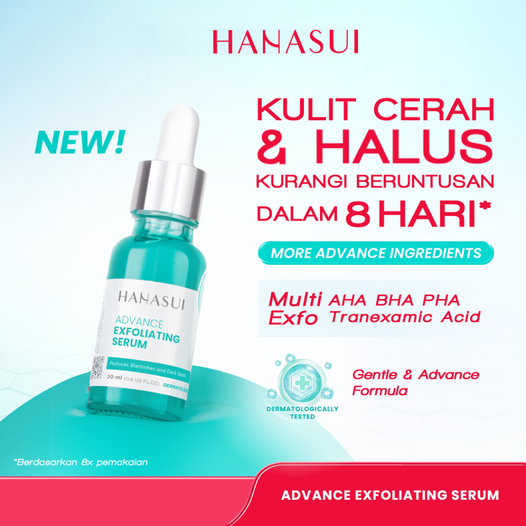 HANASUI Advance Exfoliating Serum - Serum Peeling Wajah